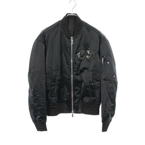 Dior KENNY SCHARF Logo Jacket Blouson 94TC439H5124 尼龍黑二手男款 #48