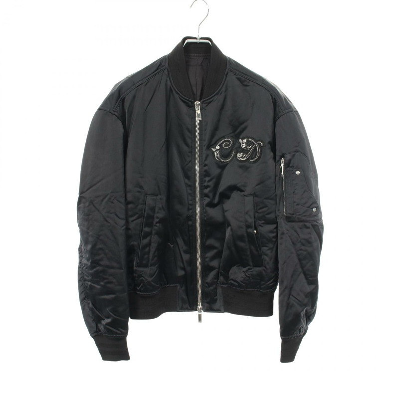 Dior KENNY SCHARF Logo Jacket Blouson 94TC439H5124 尼龍黑二手男款 #48-0