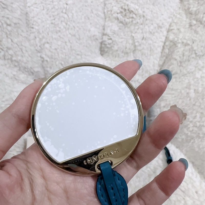 BVLGARI 孔雀藍/綠松石色經典橫版蛇頭包（全配）-61
