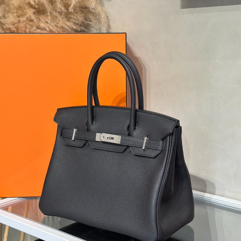 HERMES Birkin 30 - 黑銀 G-3