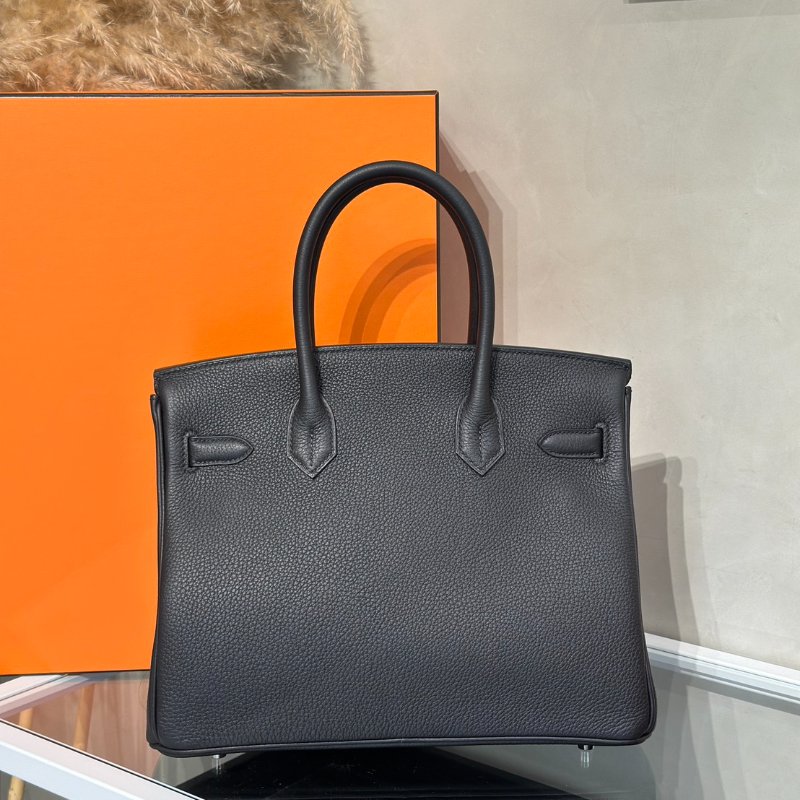 HERMES Birkin 30 - 黑銀 G-4