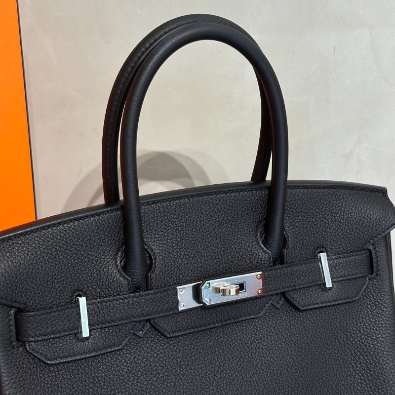 HERMES Birkin 30 - 黑銀 G-6