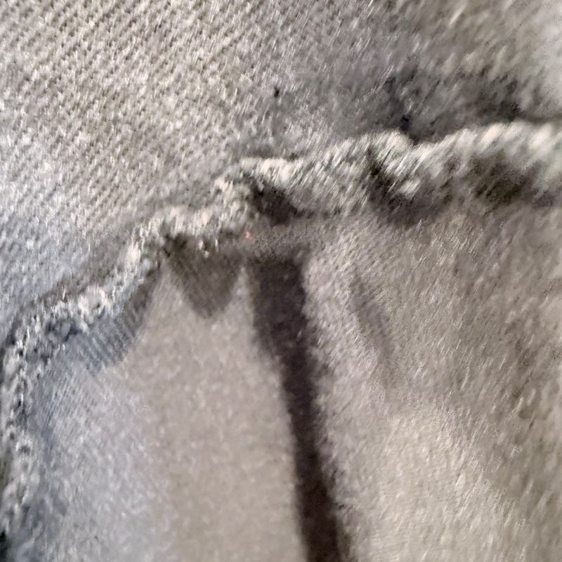 全新✨Balenciaga✨丹寧字母貼布做舊長袖上衣 Oversize 男女皆可-9