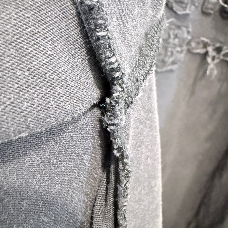 全新✨Balenciaga✨丹寧字母貼布做舊長袖上衣 Oversize 男女皆可-10