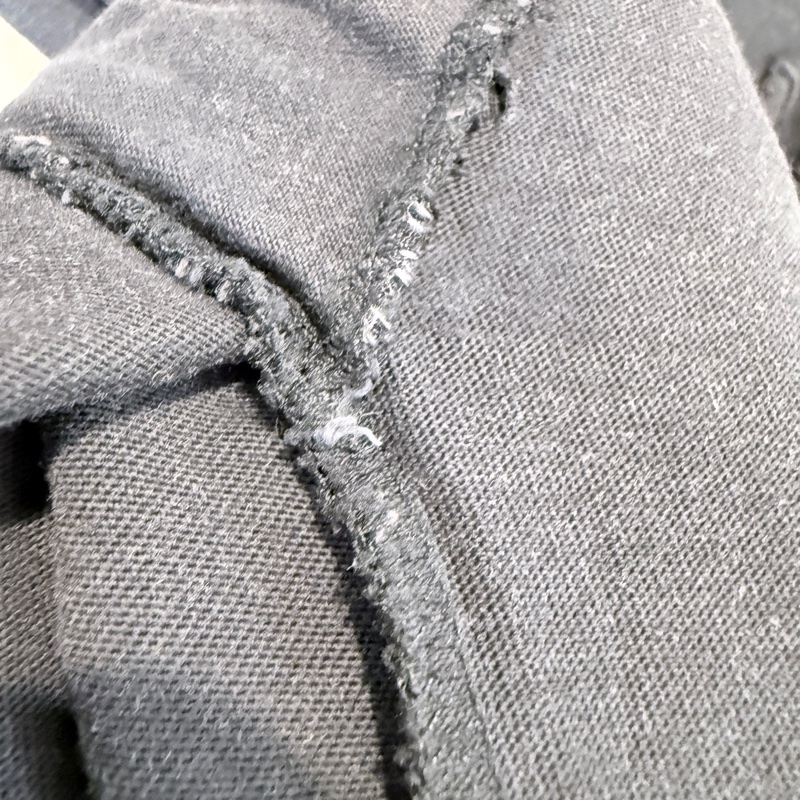 全新✨Balenciaga✨丹寧字母貼布做舊長袖上衣 Oversize 男女皆可-11
