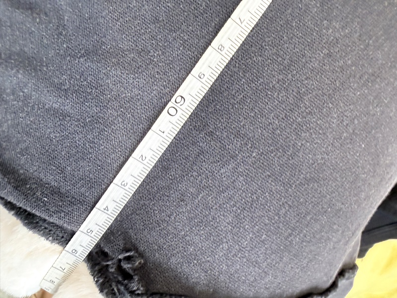 全新✨Balenciaga✨丹寧字母貼布做舊長袖上衣 Oversize 男女皆可-16