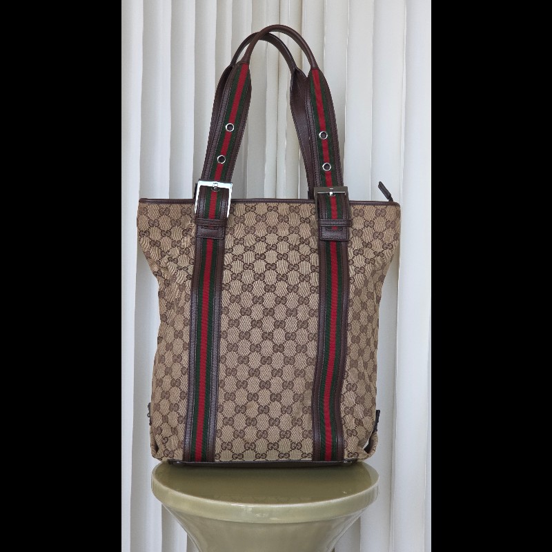 古馳帆布鋼琴拖特肩背／手提包 GUCCI monogram-1