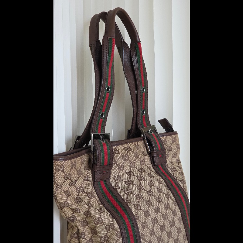 古馳帆布鋼琴拖特肩背／手提包 GUCCI monogram-2