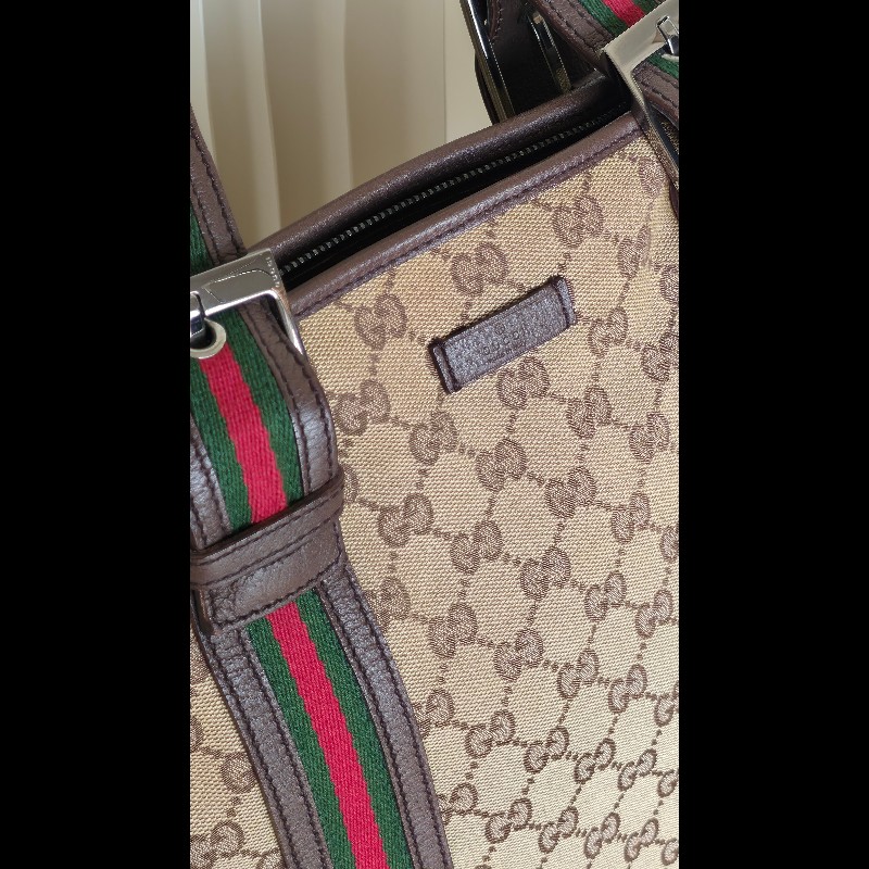 古馳帆布鋼琴拖特肩背／手提包 GUCCI monogram-5