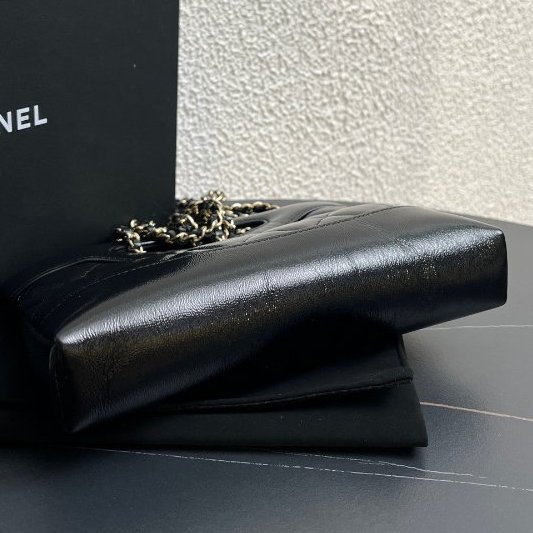 香奈兒/Chanel 黑金31Bag Nano鏈條手提斜背包-4
