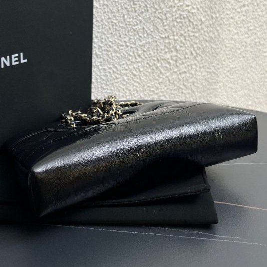 香奈兒/Chanel 黑金31Bag Nano鏈條手提斜背包-7
