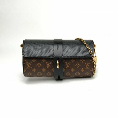 LOUIS VUITTON GlassesCase18秀款滾筒包圓柱包老花肩背包