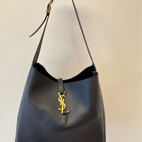 YSL 聖羅蘭 Hobo Soft 托特包 黑金，大號 25 年編碼 狀態非常好