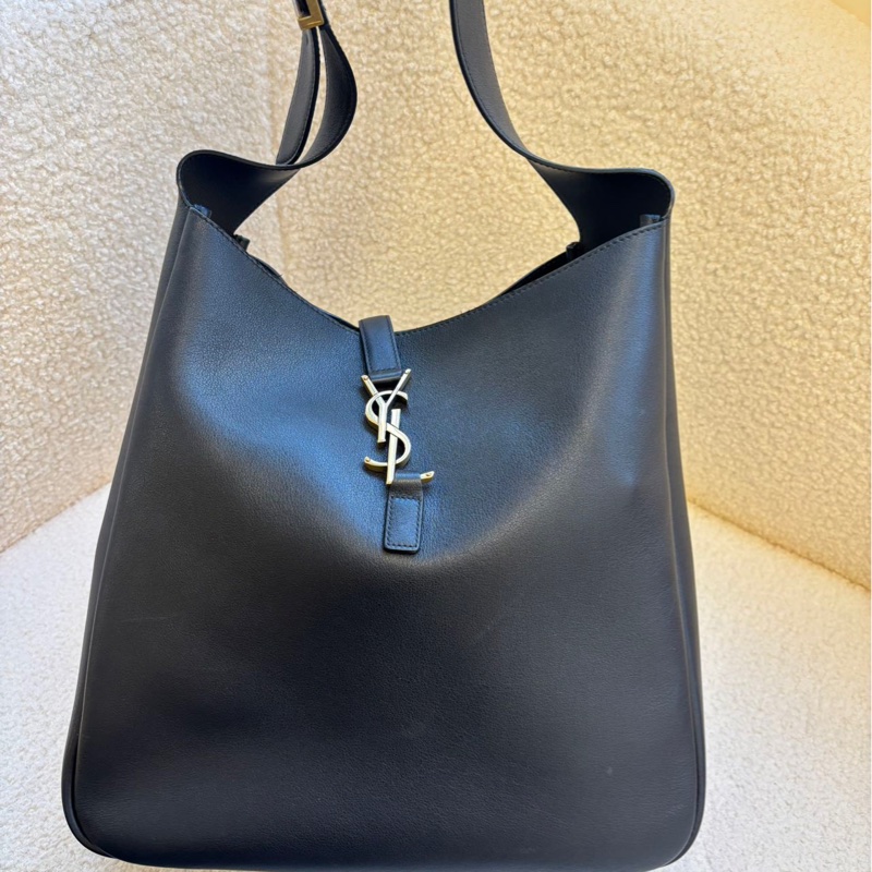 YSL 聖羅蘭 Hobo Soft 托特包 黑金，大號 25 年編碼 狀態非常好-1