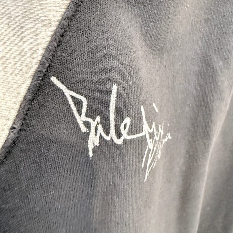Balenciaga✨2025冬季簽名塗鴉拼接Oversize連帽外套 男女皆可 原價7萬多-8