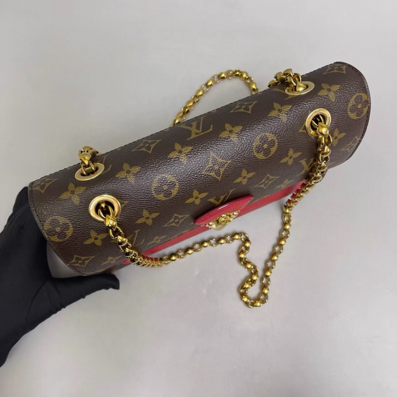 LV路易威登victoire老花紅色維多利亞-5