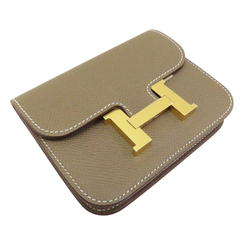 大象灰 Epsom牛皮 Constance slim Wallet 零錢包 W刻 【HERMES 愛馬仕】-2