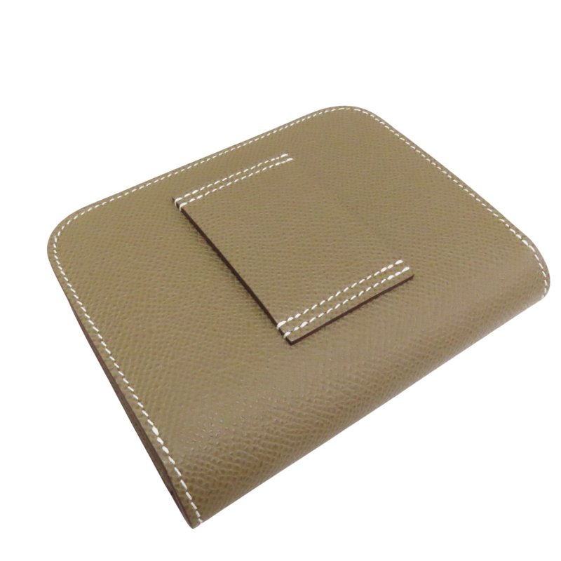 大象灰 Epsom牛皮 Constance slim Wallet 零錢包 W刻 【HERMES 愛馬仕】-3