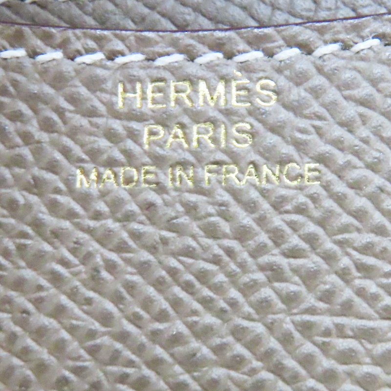 大象灰 Epsom牛皮 Constance slim Wallet 零錢包 W刻 【HERMES 愛馬仕】-10