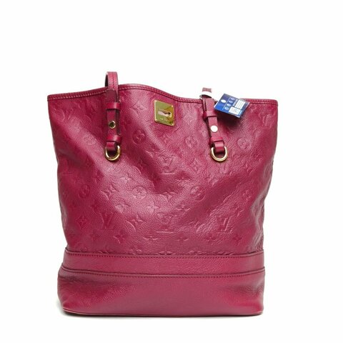 LOUIS VUITTON 紫色牛皮2013Citadine手提托特包肩背包
