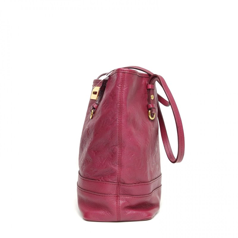 LOUIS VUITTON 紫色牛皮2013Citadine手提托特包肩背包-1