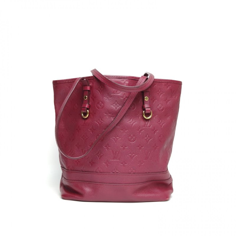 LOUIS VUITTON 紫色牛皮2013Citadine手提托特包肩背包-2