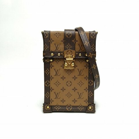 LOUIS VUITTON TrunkVertical手機包拼色PVC2019肩背包