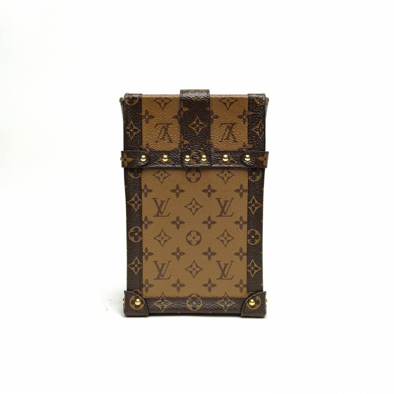 LOUIS VUITTON TrunkVertical手機包拼色PVC2019肩背包-2