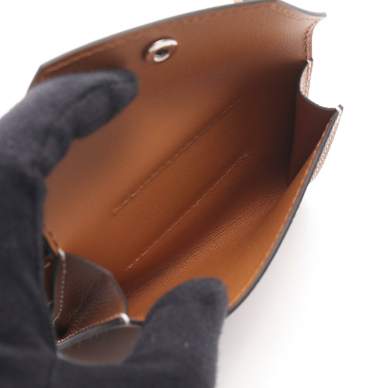 愛馬仕 Kelly Pocket 18 腰帶,Epsom 皮革,金棕色,二手,女士 B SHW-6