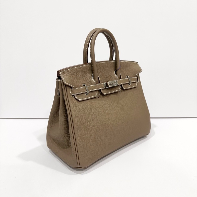 🔥愛馬仕Hermes Birkin 25 大象灰銀扣G刻 全新🆕正品❤️-2