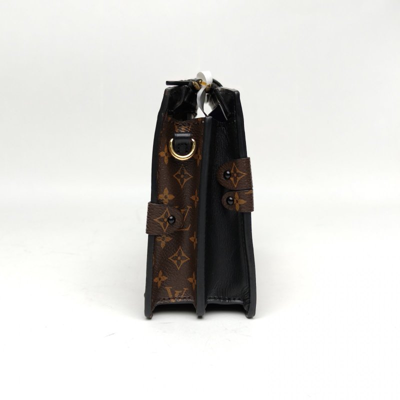 LOUIS VUITTON TrunkClutch軟盒子包拼色PVC晶片肩背包-3