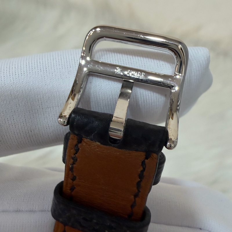 HERMES H HOUR H-HOUR 大H 腕錶 手錶 石英錶 25X30MM-10