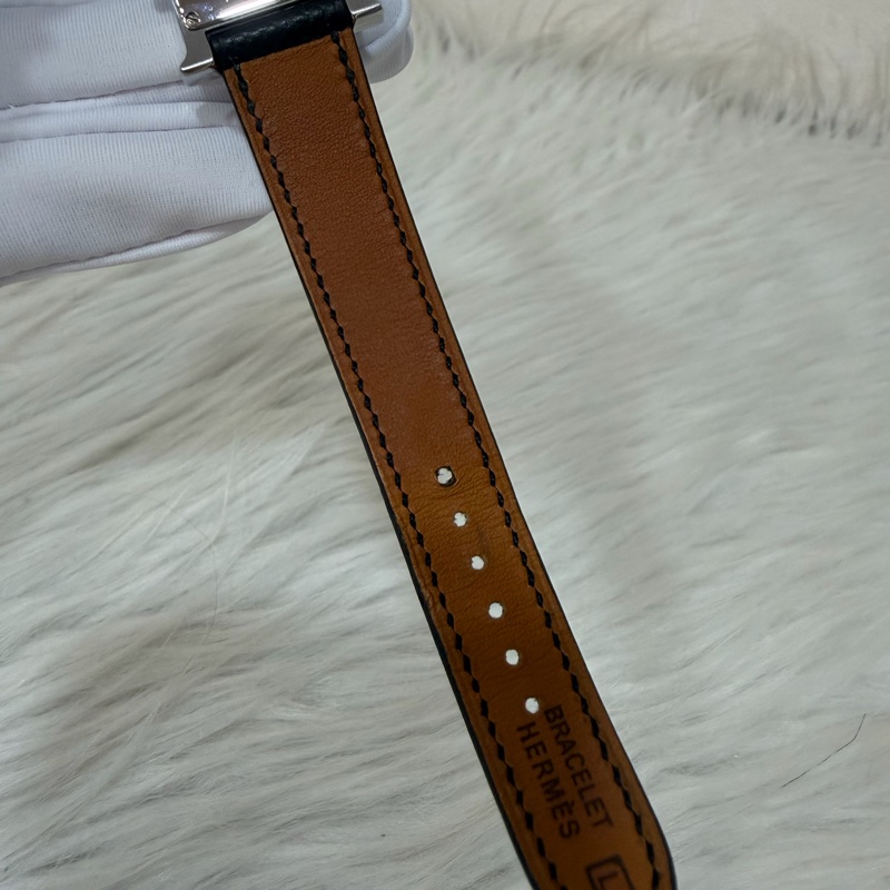 HERMES H HOUR H-HOUR 大H 腕錶 手錶 石英錶 25X30MM-13