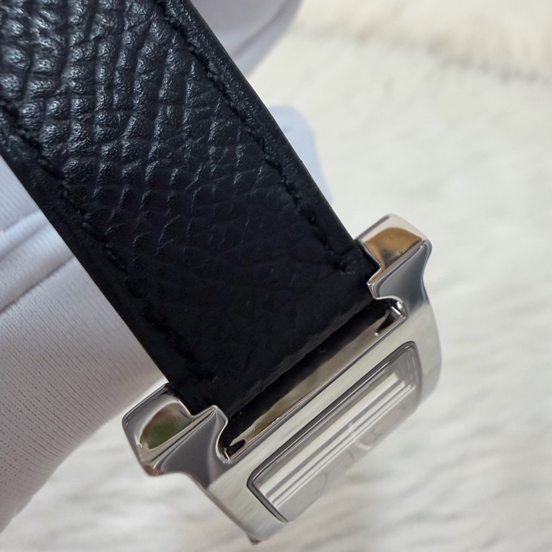 HERMES H HOUR H-HOUR 大H 腕錶 手錶 石英錶 25X30MM-20