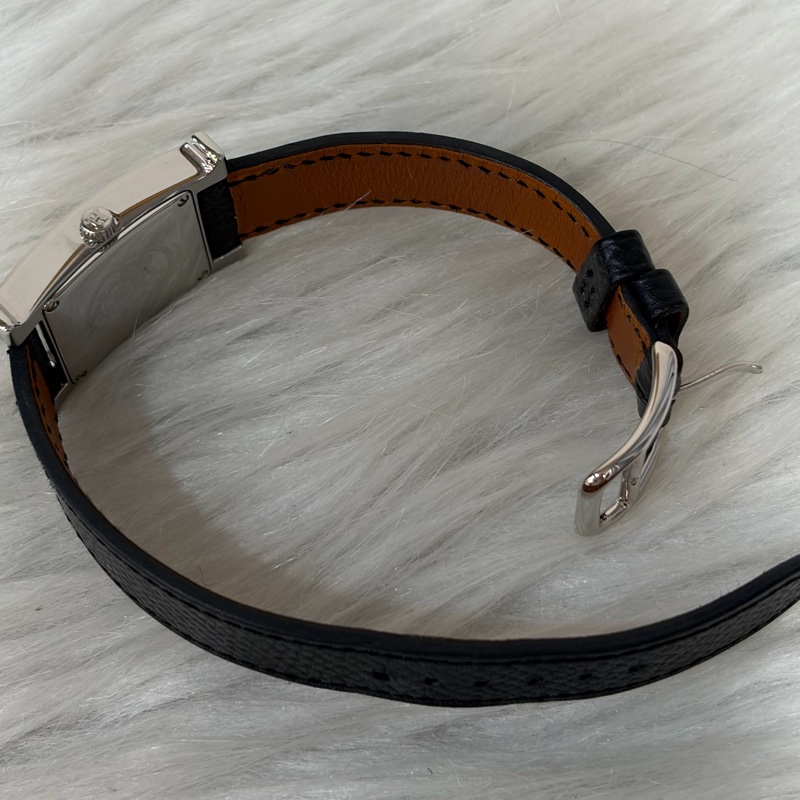 HERMES H HOUR H-HOUR 大H 腕錶 手錶 石英錶 25X30MM-22