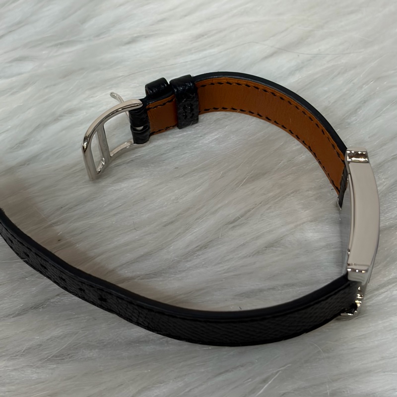 HERMES H HOUR H-HOUR 大H 腕錶 手錶 石英錶 25X30MM-23