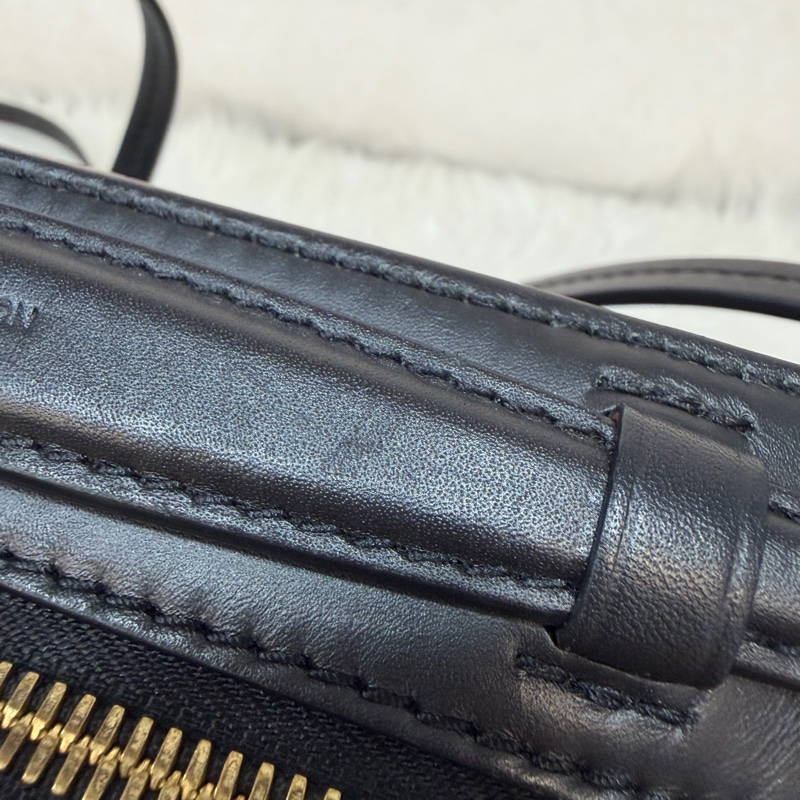 LV M43555 Saintonge 黑皮 老花 流蘇 相機包 方包-29