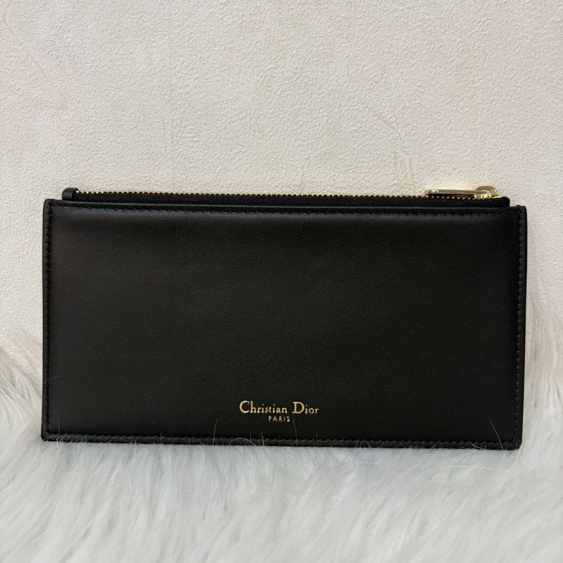 DIOR LADY DIOR S0204 黑皮 金釦 woc 手拿包 斜背包-47