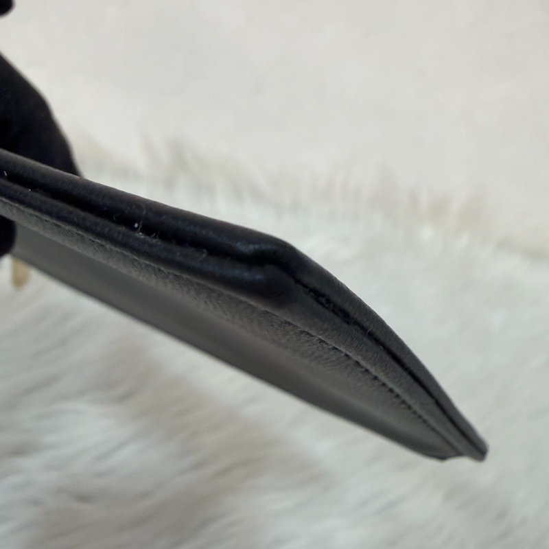 DIOR LADY DIOR S0204 黑皮 金釦 woc 手拿包 斜背包-55