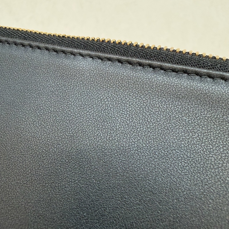 DIOR LADY DIOR S0204 黑皮 金釦 woc 手拿包 斜背包-58