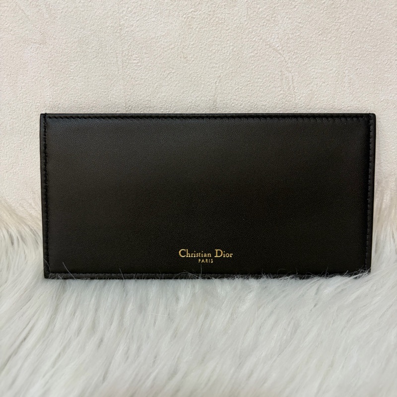 DIOR LADY DIOR S0204 黑皮 金釦 woc 手拿包 斜背包-63