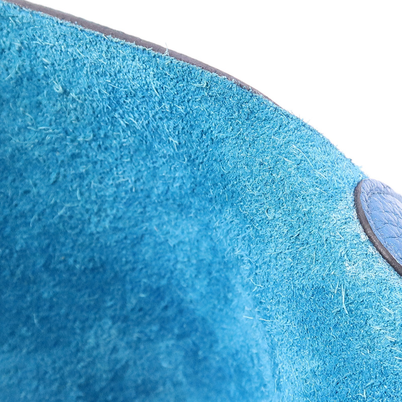 HERMES Clemence皮革Picotin MM手挽袋Bleu Izmir-16