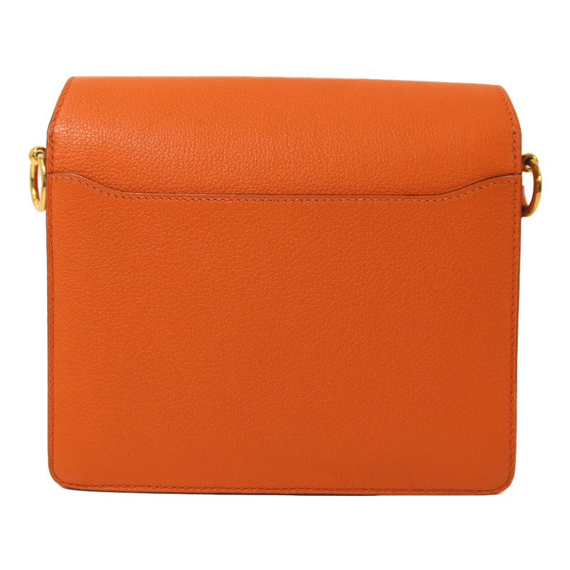 HERMES Evercolor皮革Roulis Mini肩背袋Feu-1