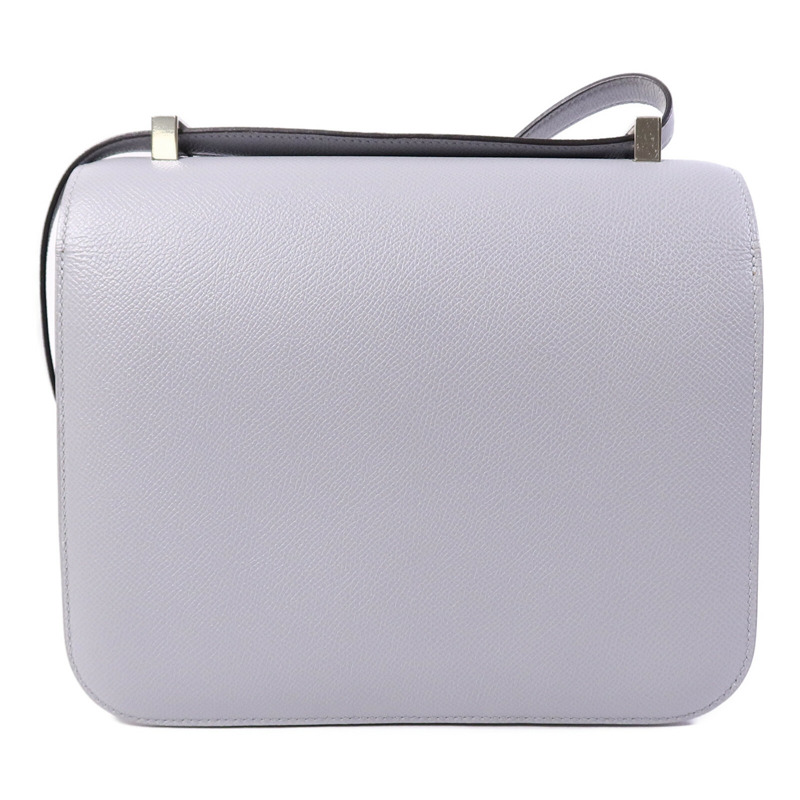 HERMES Epsom皮革Constance 24肩背袋Gris Mouette-1