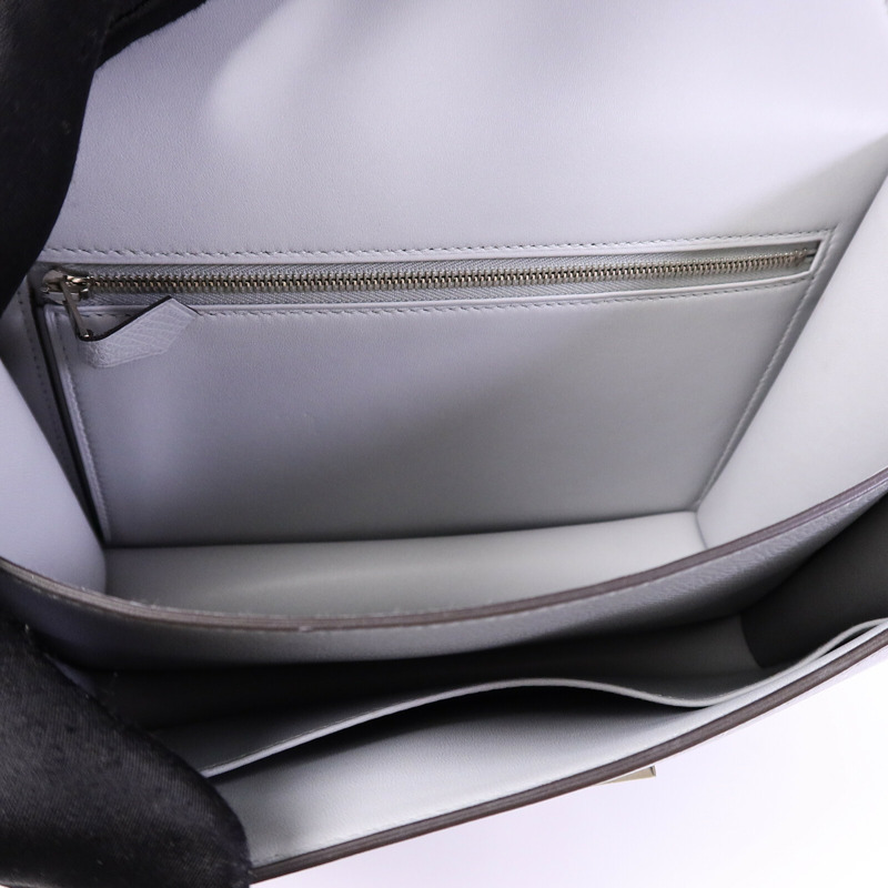 HERMES Epsom皮革Constance 24肩背袋Gris Mouette-4