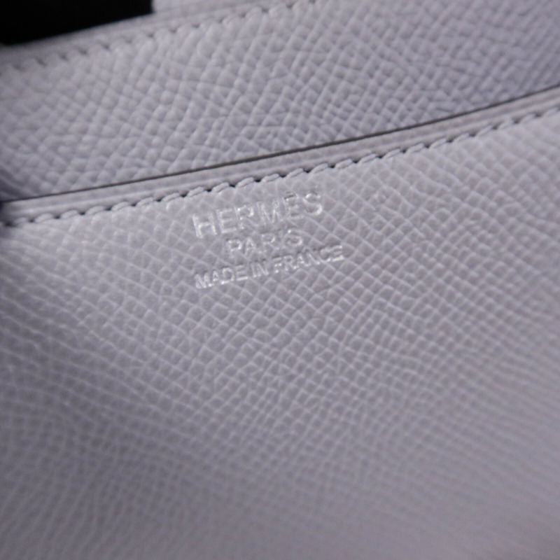 HERMES Epsom皮革Constance 24肩背袋Gris Mouette-5