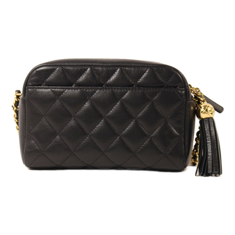 CHANEL 牛皮皮革Mini Camera Bag鏈帶肩背袋-1