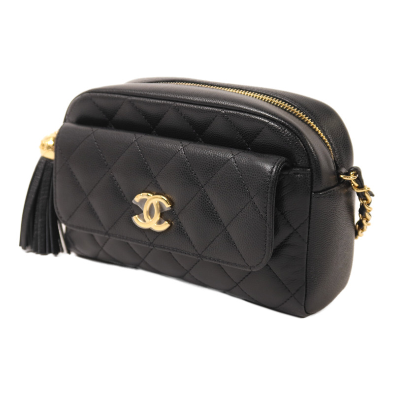 CHANEL 牛皮皮革Mini Camera Bag鏈帶肩背袋-2