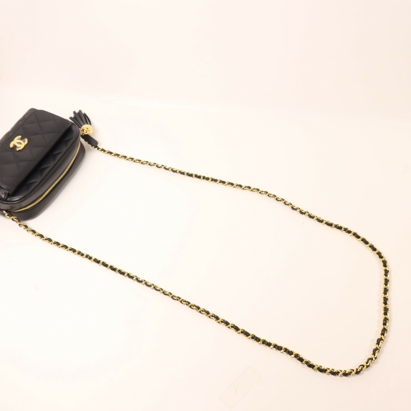 CHANEL 牛皮皮革Mini Camera Bag鏈帶肩背袋-8