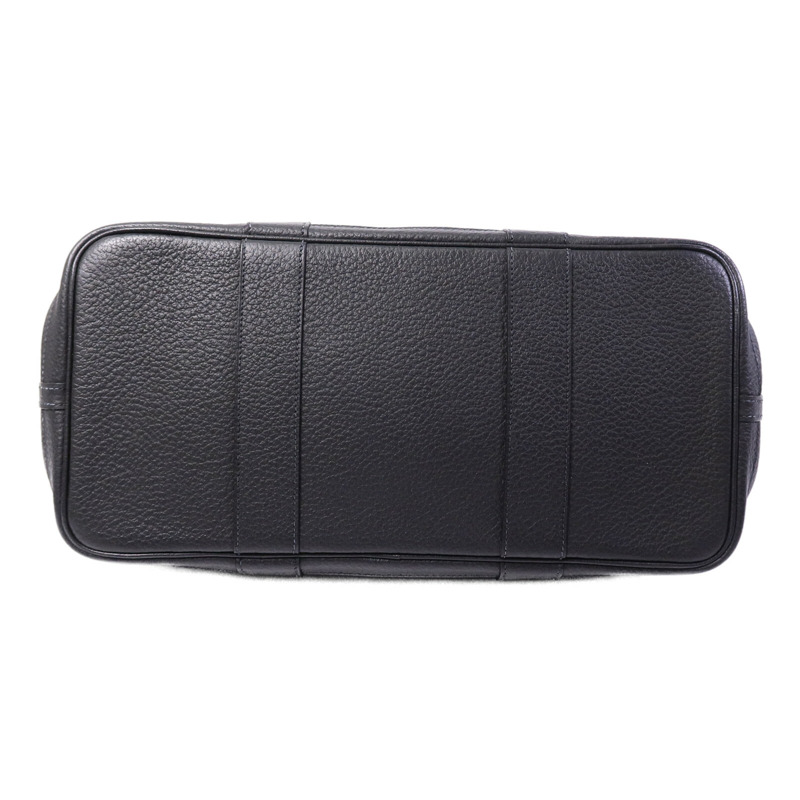 HERMES Negonda皮革GardenParty PM手挽袋Noir-3